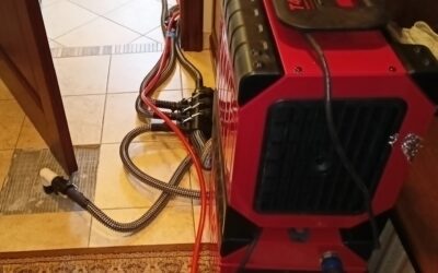 Osuszanie budynku po zalaniu z instalacji wodnej